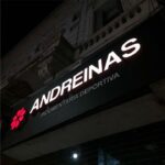 Letras corpóreas en acrílico con leds